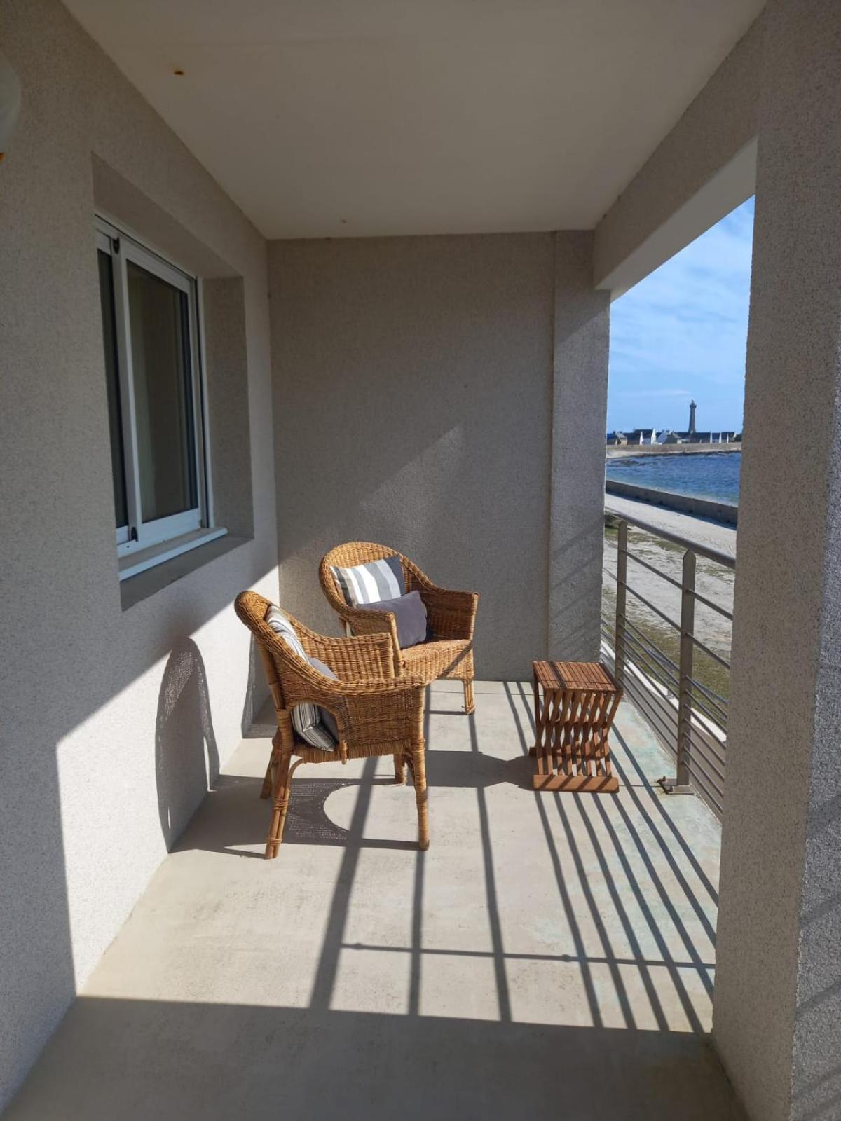 Apartamento Reve Bleu - Vue Mer Exceptionnelle - Wifi - Draps Et Serviettes Inclus - Balcon Avec Mobilier De Jardin Penmarcʼh Exterior foto